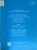 A Guide to Data in Elementary Particle Physics, G. P. Yost