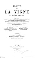 Traite de la Vigne Et de Ses Produits Comprenant, Ludovic Portes