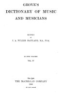 Grove's Dictionary of Music and Musicians, George Grove