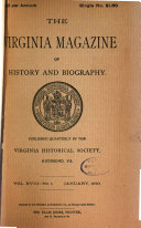 The Virginia Magazine of History and Biography, Philip Alexander Bruce