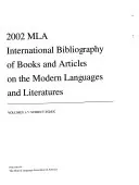 MLA International Bibliography of Books and Articles on the Modern Languages and Literatures, Modern Language Association of America