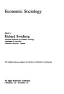 Economic Sociology, Richard Swedberg