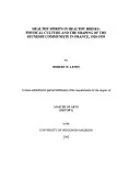 Healthy Spirits in Healthy Bodies: Physical Culture and the Shaping of the Jeunesse Communiste in France, 1920-1939, Robert W. Lewis