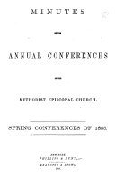 General Minutes of the Annual Conferences of the United Methodist Church in the United States, Territories, and Cuba, Methodist Church (U.S.)