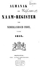 Almanak van Nederlandsch-Indië voor het jaar ....