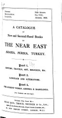 Trübner's Bibliographical Catalogues
