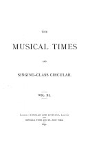 The Musical Times and Singing-class Circular