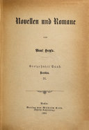 Novellen und Romane