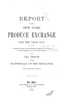 Annual Report of the Board of Managers of the New York Produce Exchange, New York (N.Y.). Produce Exchange