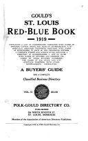 Gould's St. Louis Red-blue Book: A Buyer's Guide and a Classified Business Directory