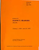 Journal of Glenn T. Seaborg, 1946-1958, Glenn Theodore Seaborg