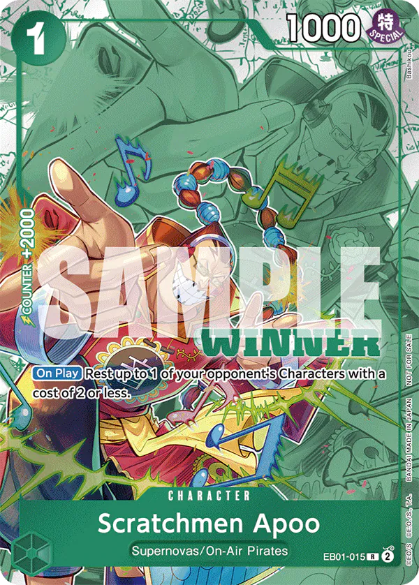 Scratchmen Apoo, Winner Pack 2025 Vol.2, R