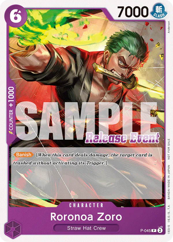 Roronoa Zoro, ST15-20 Release Event, P
