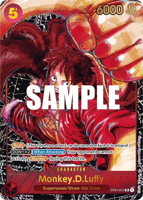 Monkey.D.Luffy, OP-05, SR
