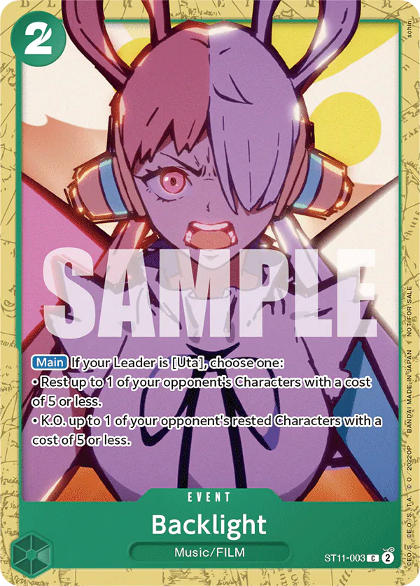 Backlight, ST-11 Uta Deck Battle Participation Pack, C
