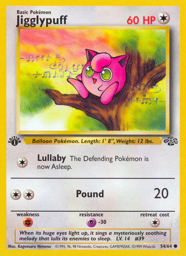 Jigglypuff, Jungle 54/64, common