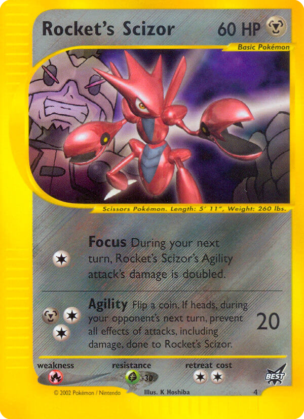Rocket's Scizor, Best of Game 4/9, promo