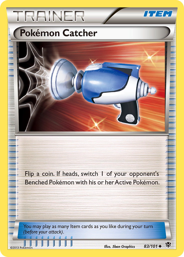 Pokémon Catcher, Plasma Blast 83/101, uncommon