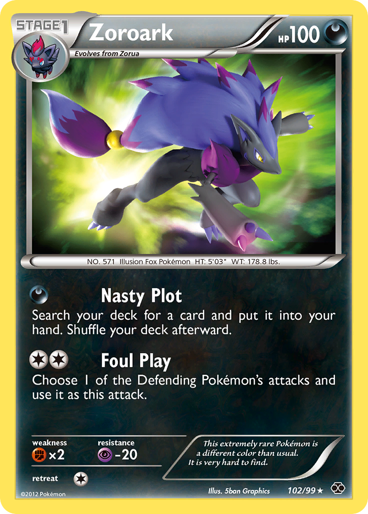 Zoroark, Next Destinies 102/99, secret-rare