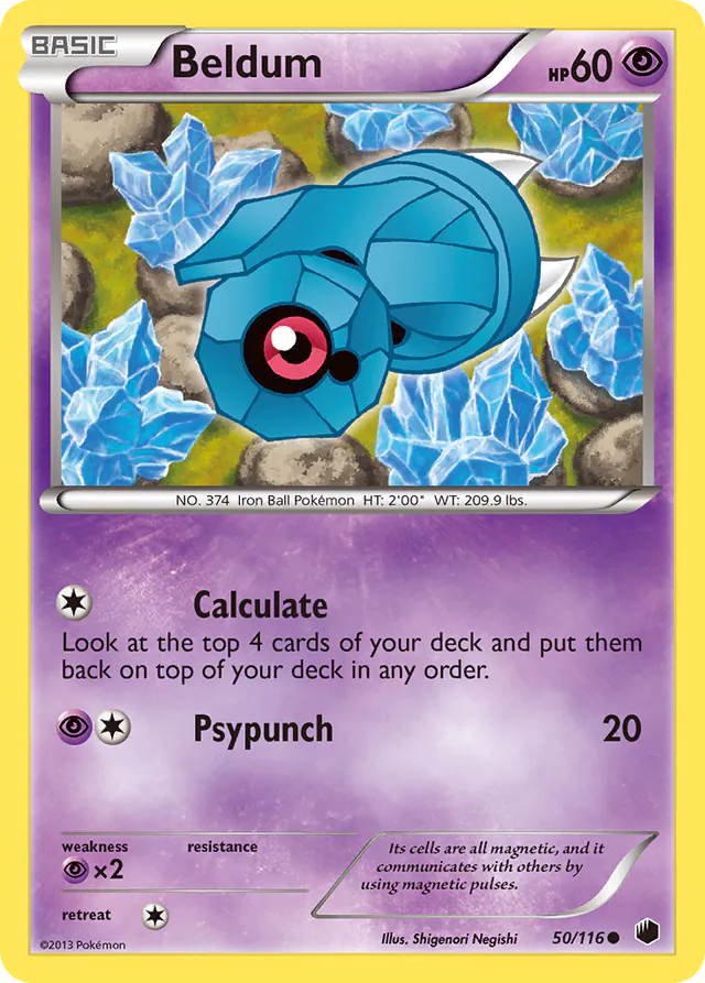 Beldum, Plasma Freeze 50/116, common