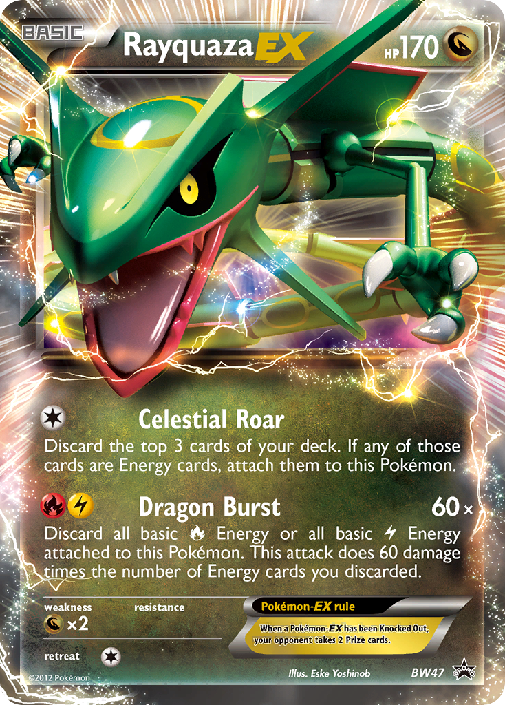 Rayquaza-EX, BW Black Star Promos BW47/101, promo