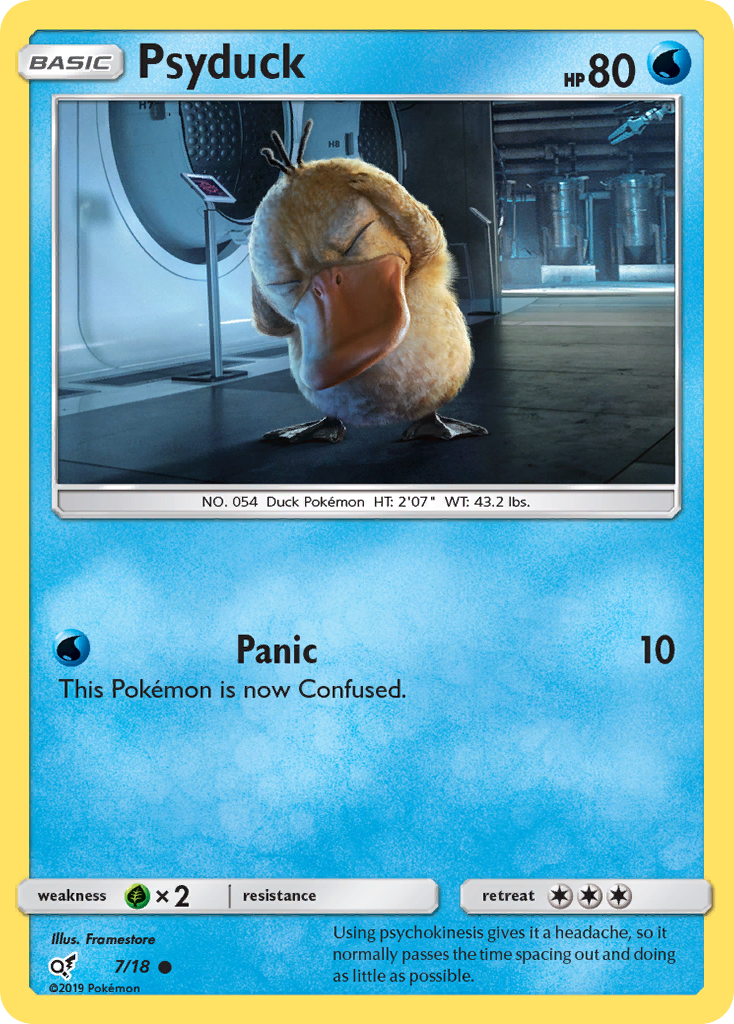 Psyduck, Detective Pikachu 7/18, common