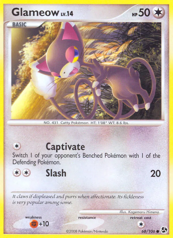 Glameow, Great Encounters 68/106, common