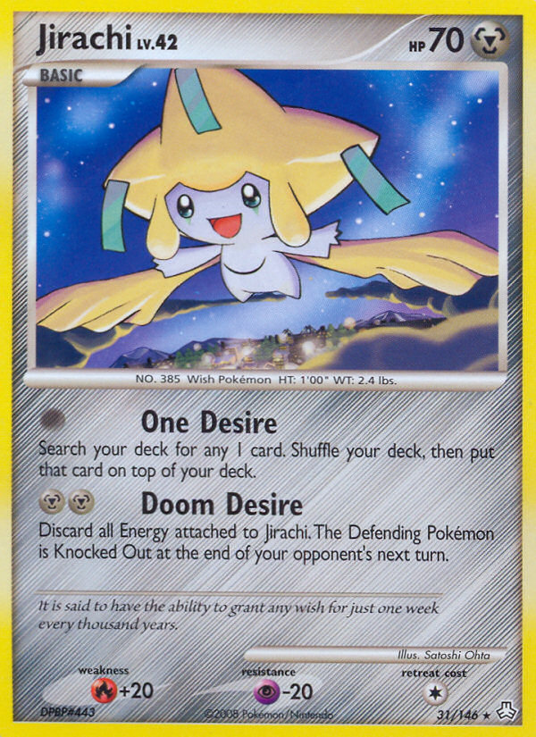 Jirachi, Legends Awakened 31/146, rare