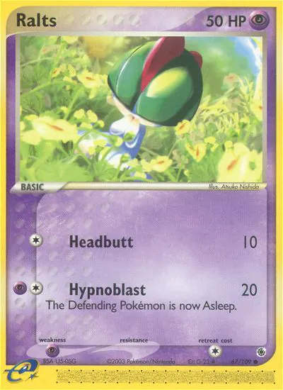 Ralts, Ruby & Sapphire 67/109, common
