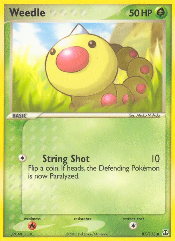 Weedle, Delta Species 87/113, common