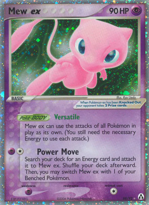 Mew ex, Legend Maker 88/92, ultra-rare
