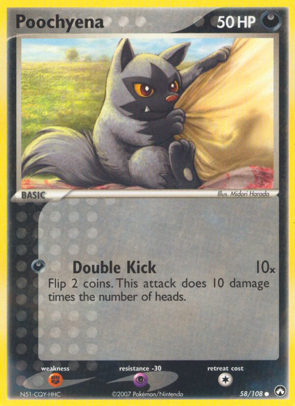 Poochyena, Power Keepers 58/108, common