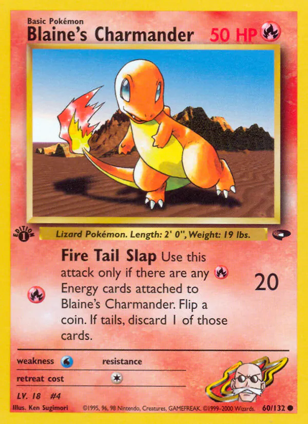 Blaine's Charmander, Gym Challenge 60/132, common