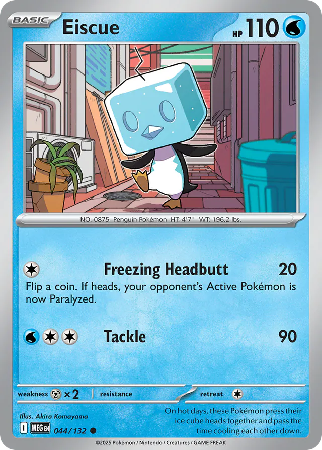 Eiscue, Mega Evolution 044/132, common