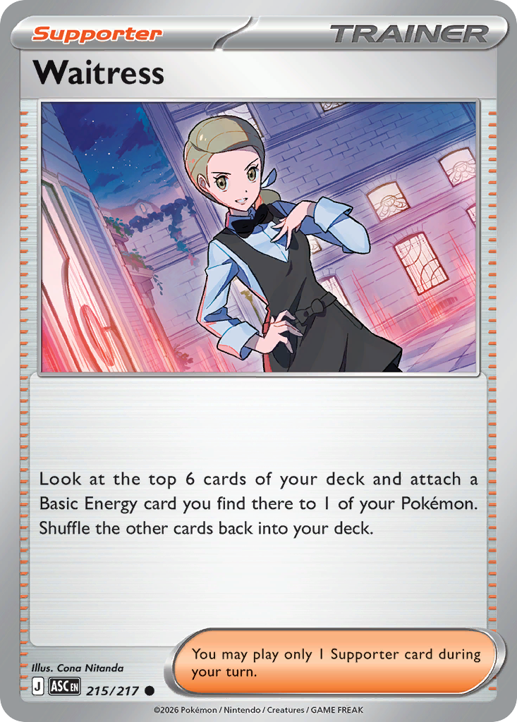 Waitress, Ascended Heroes 215/217, common