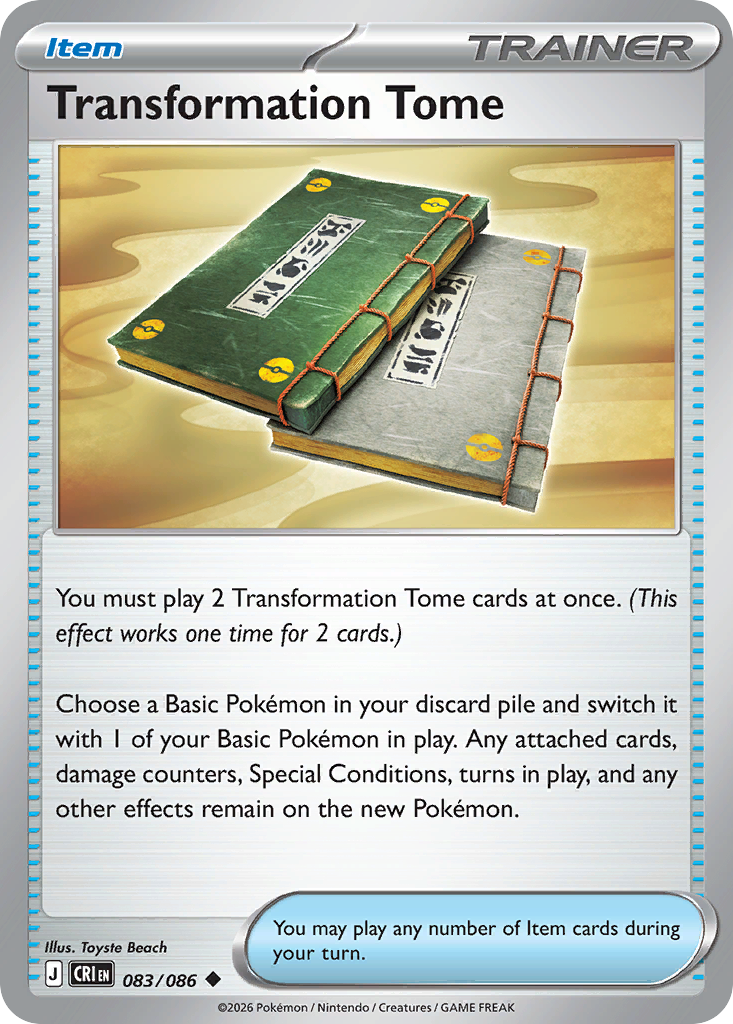 Transformation Tome, Chaos Rising 83/86, uncommon
