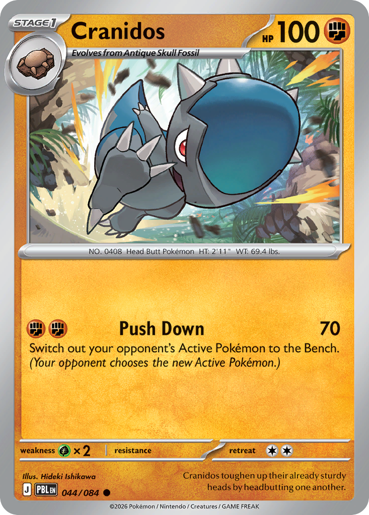 Cranidos, Pitch Black 44/84, common