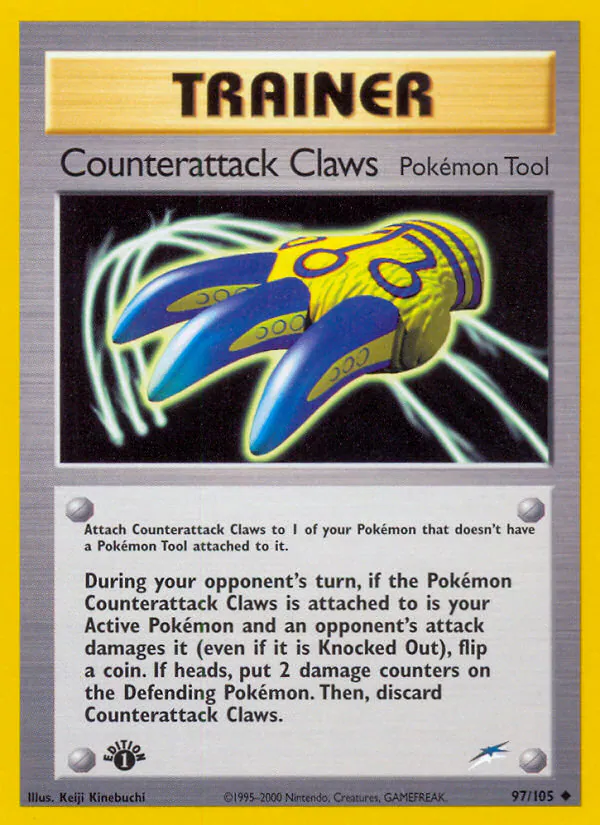 Counterattack Claws, Neo Destiny 97/105, uncommon