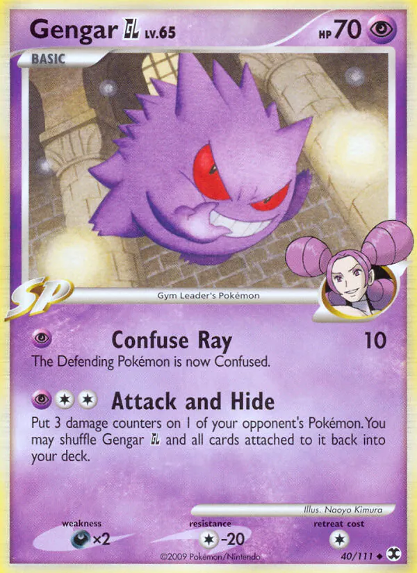 Gengar GL, Rising Rivals 40/111, uncommon