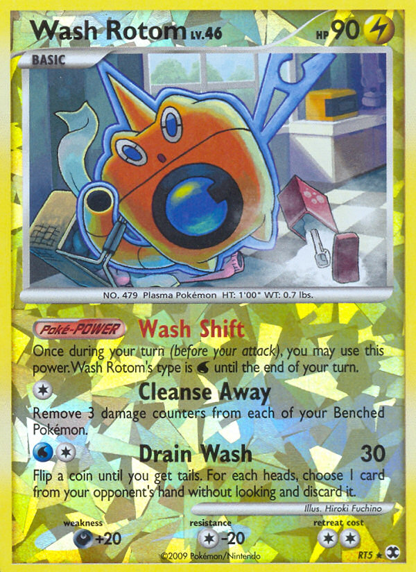 Wash Rotom, Rising Rivals RT5/111, rare