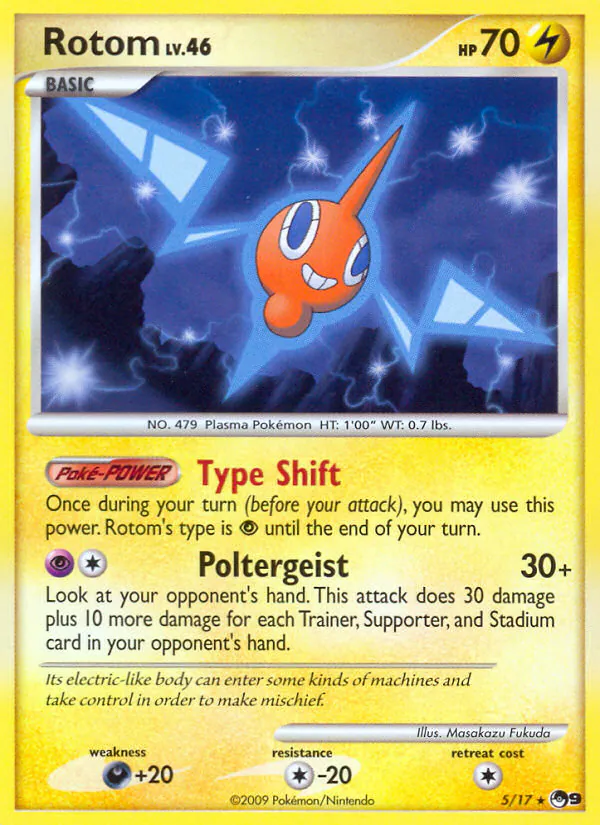 Rotom, POP Series 9 5/17, rare