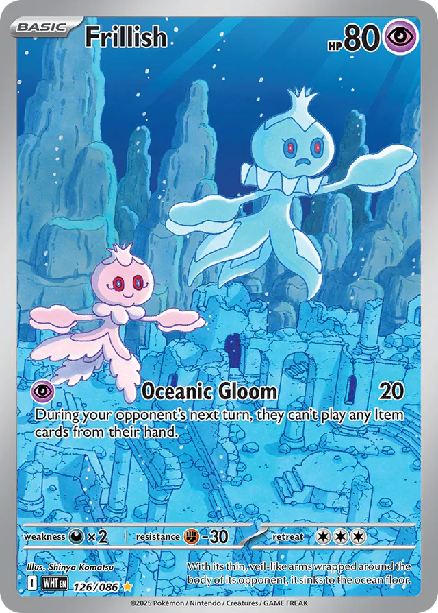Frillish, White Flare 126/86, ultra-rare