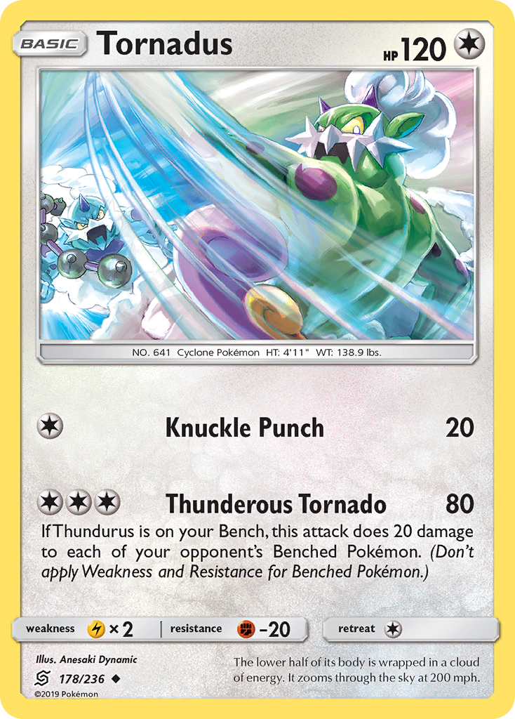 Tornadus, Unified Minds 178/236, uncommon