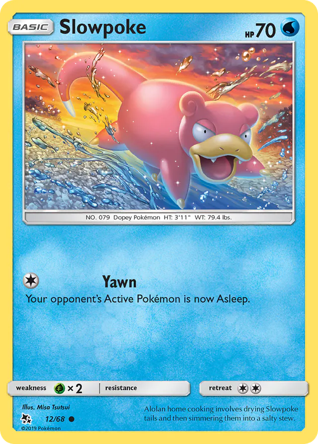 Slowpoke, Hidden Fates 12/68, common