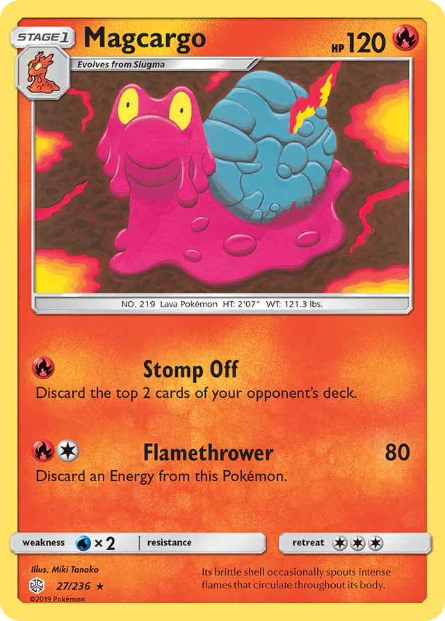 Magcargo, Cosmic Eclipse 27/236, rare