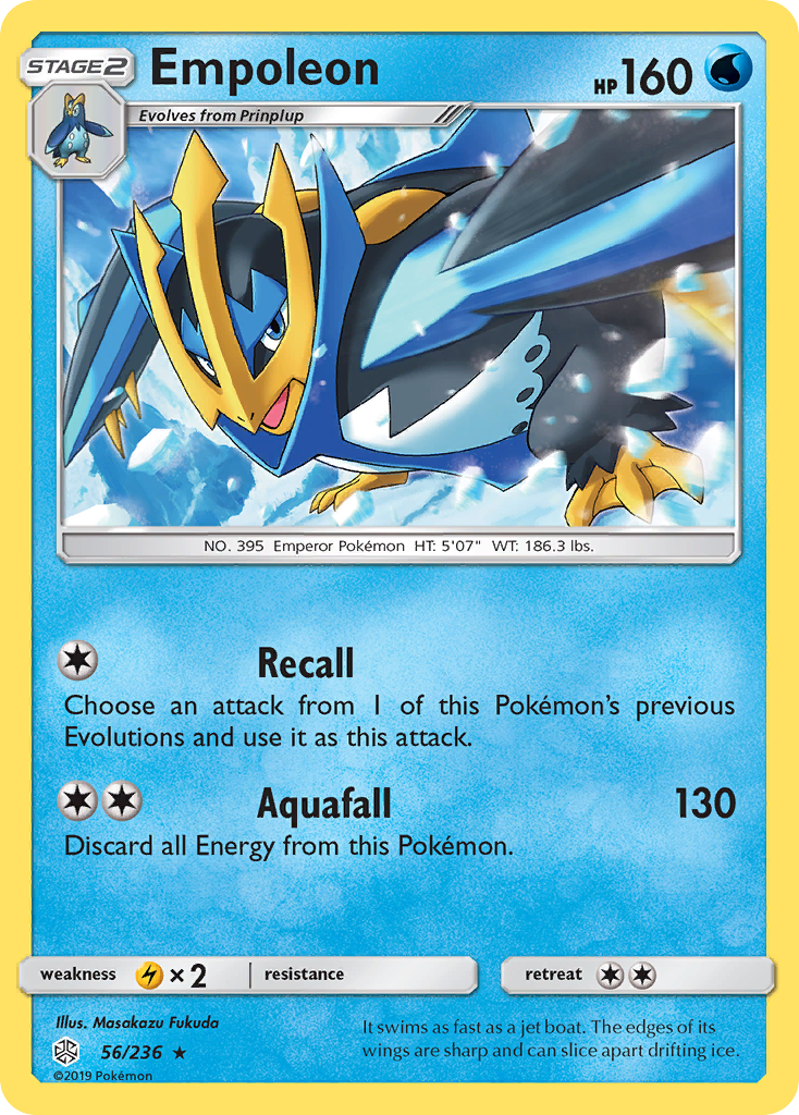 Empoleon, Cosmic Eclipse 56/236, rare