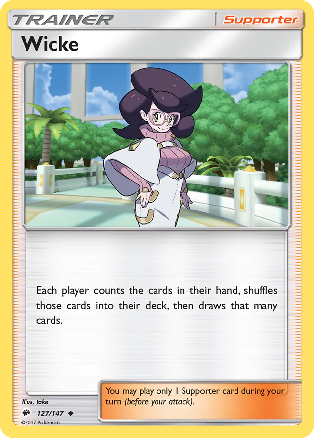 Wicke, Burning Shadows 127/147, uncommon