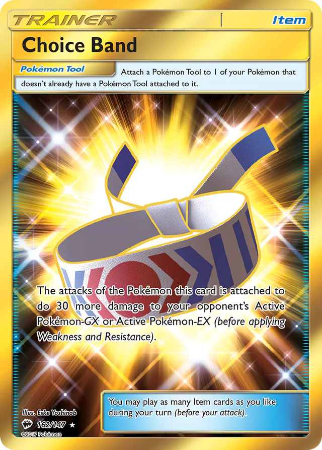 Choice Band, Burning Shadows 162/147, secret-rare