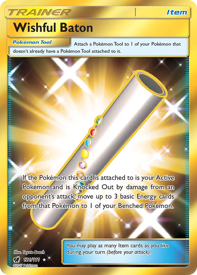 Wishful Baton, Crimson Invasion 121/111, secret-rare