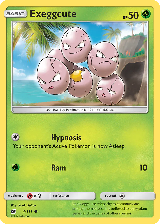 Exeggcute, Crimson Invasion 4/111, common